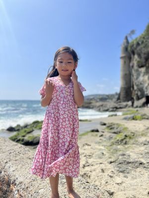 Wanda Dress-Plum Daisy