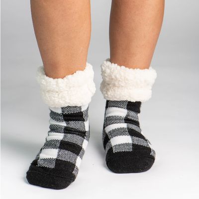 Regular Classic Slipper Socks-Lumberjack White