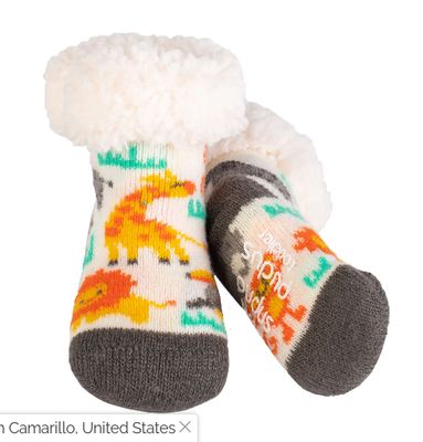 Toddler Classic Slipper Socks-Animal