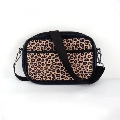 A-95 Leopard Print Neoprene Crossbody