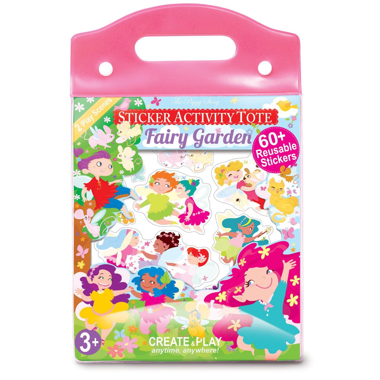 A95 Fairy Garden Sticker Activity Tote