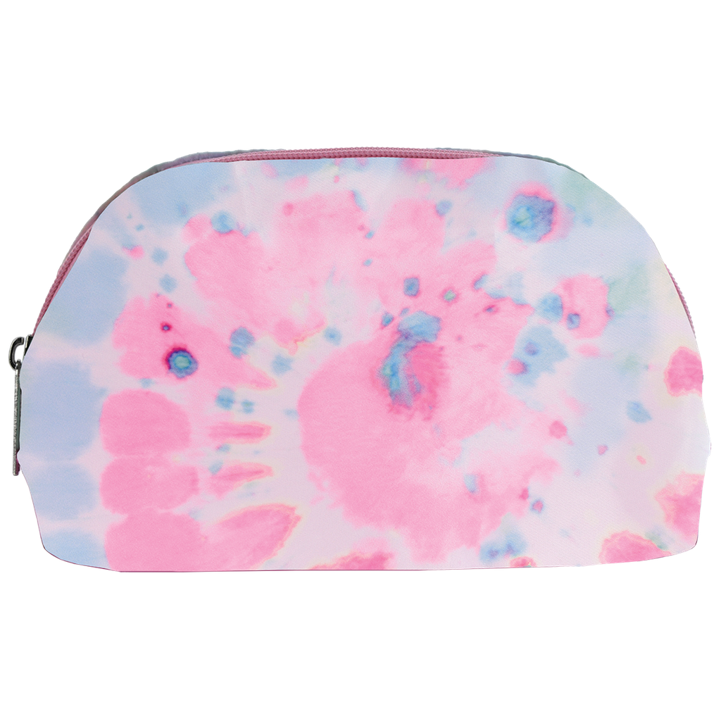 Swirl Tie Dye Oval Cosmetic Bag