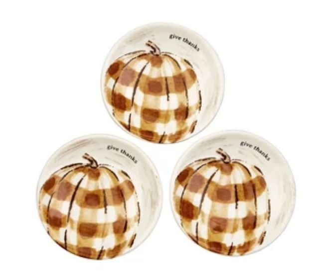 A95 Buffalo Check Pumpkin Dip Set