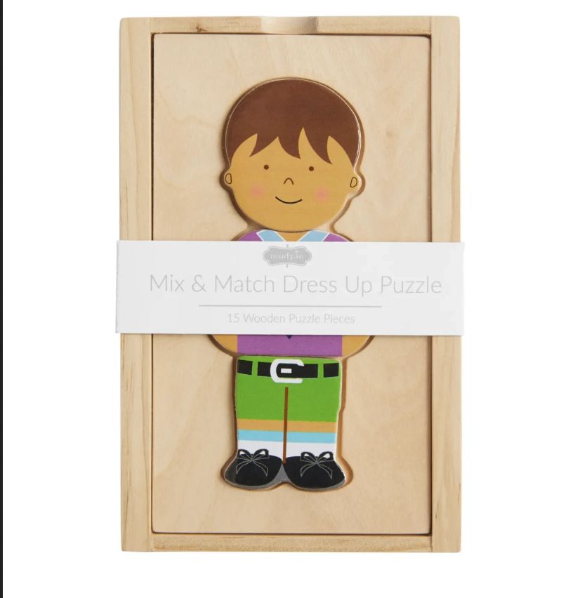 Boy Boxed Dress Up Wood Toy