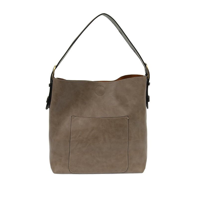 Classic Hobo Handbag-Cocoa