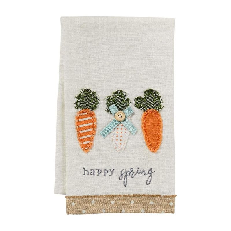 A95  CARROTS APPLIQUE TOWEL