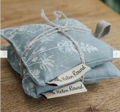 A95 Lavender Bags Pure Linen Set  - Duck Egg Blue