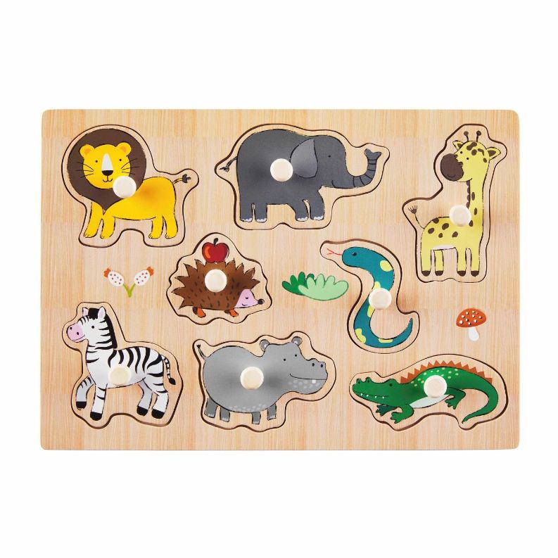 A95 Safari Knob Wood Puzzle