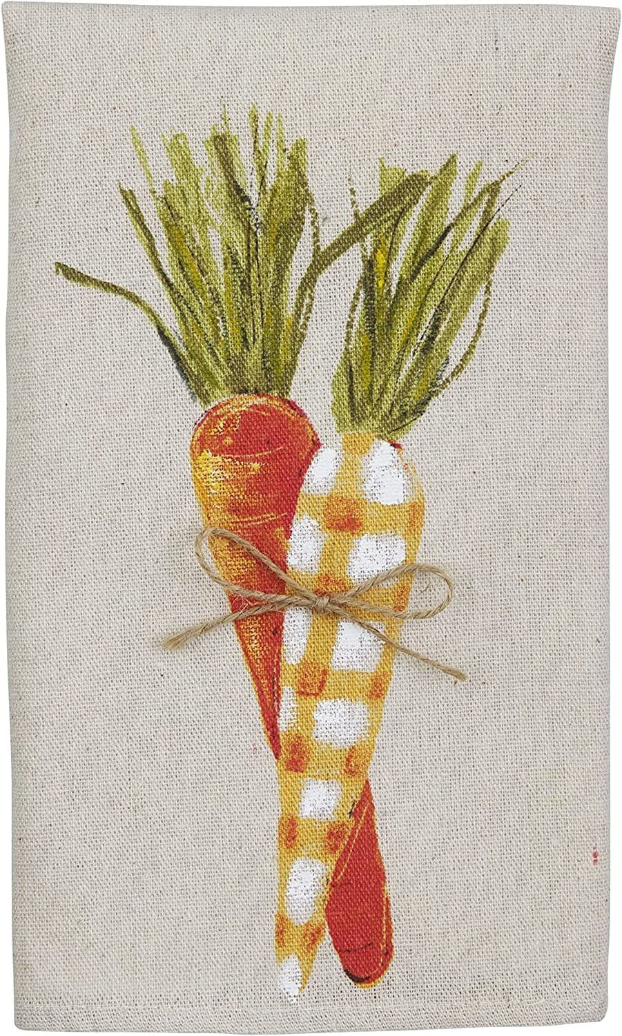 Carrot Painted Easter Towel
