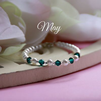 May Birthstone Bracelet 5&quot;- CJ133