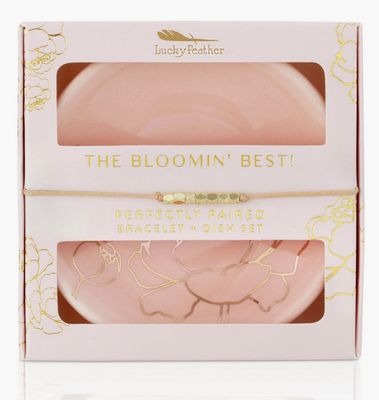 The Bloomin&#39; Best  Bracelet and Dish Set