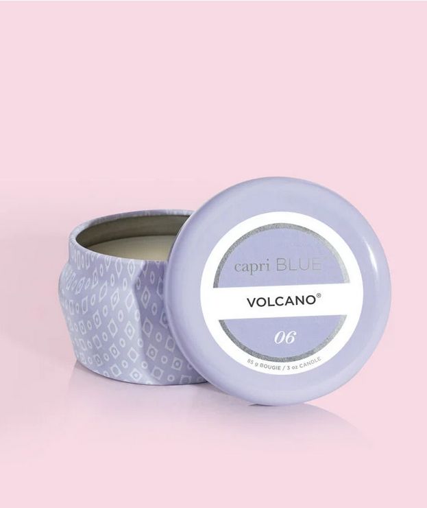 Capri Blue Lavender Printed Mini Tin - Volcano