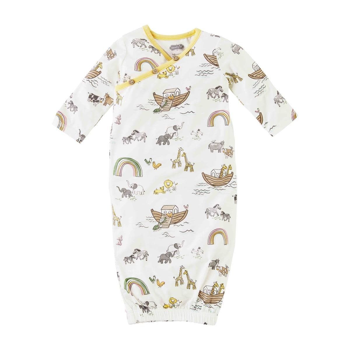A95 Noah&#39;s Ark Gown 0-3 mos