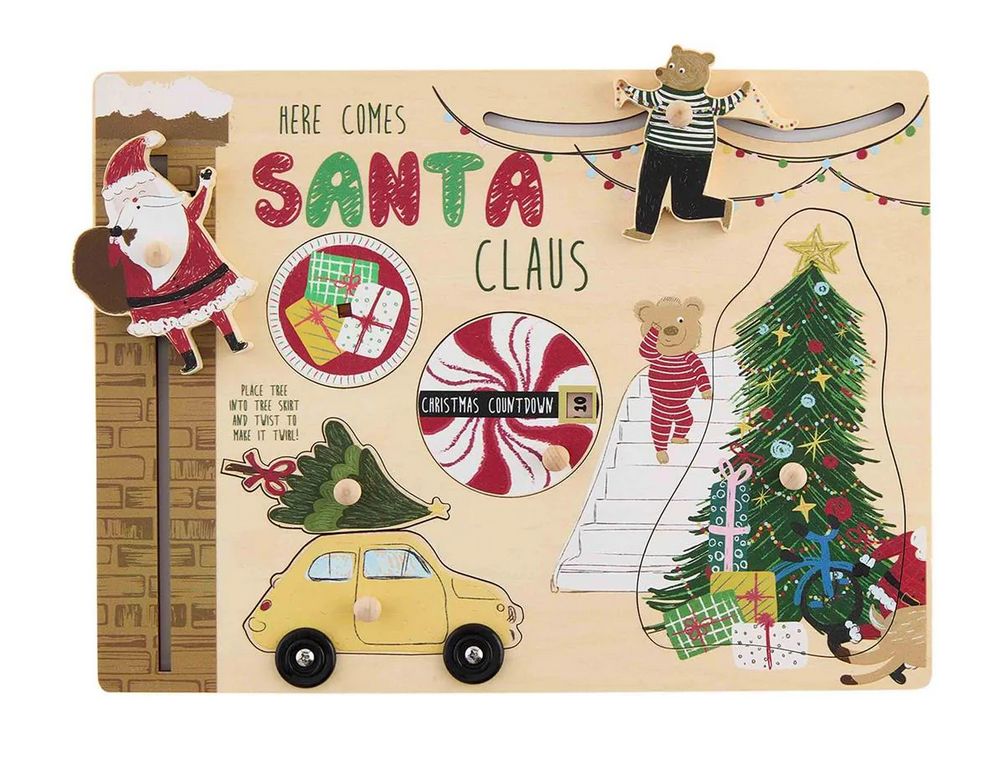 Santa Claus Busy Board Puzzle