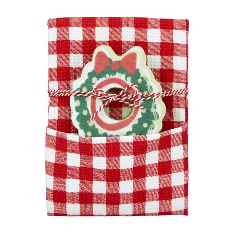 Wreath Sponge Towel Set