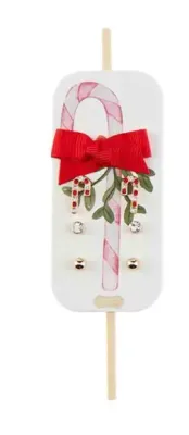 A-95 Holiday Earrings  Candy Cane