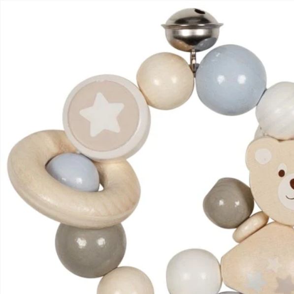 Touch Ring Elastic Bear-Blue
