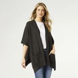 Alani Cardigan with pockets-Black Heather O/S