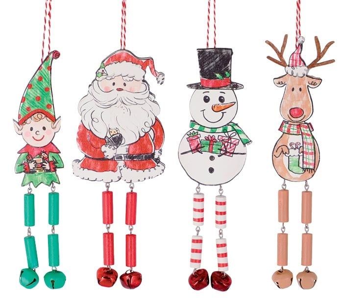 Jingle Pals Dangle Legs and Bells-Snowman