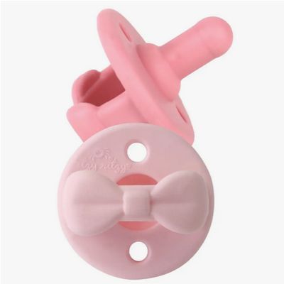 Sweetie Soother Pacifier Sets (2pk)-Pink Bows
