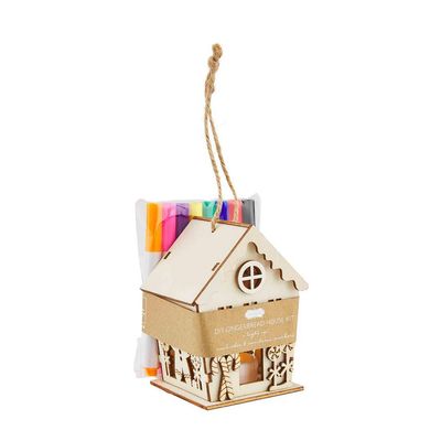 DIY Gingerbread House Ornament Kit