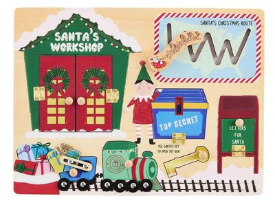 Santa Shop Busy Board Puzzle