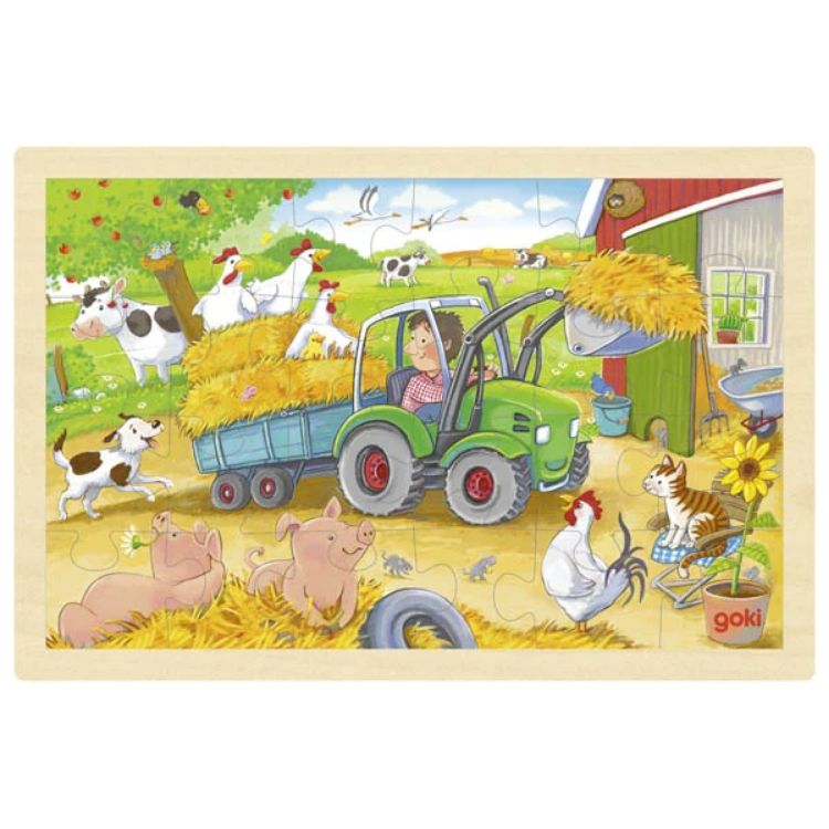 Small Tractor  Puzzle - Farm