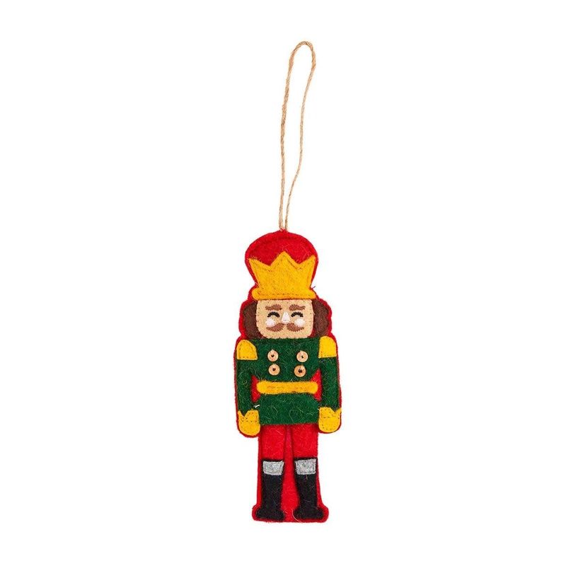 Nutcracker Felt Ornament