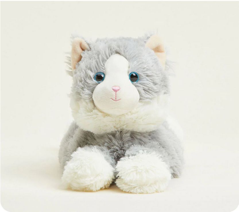 Gray Laying Down Cat Warmies
