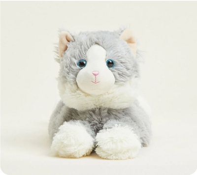 Gray Laying Down Cat Warmies