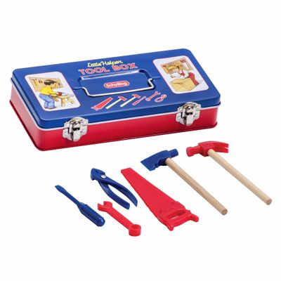 Tin Tool Box w/ Tools