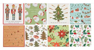 Christmas Napkins-12 pk Holly Jolly