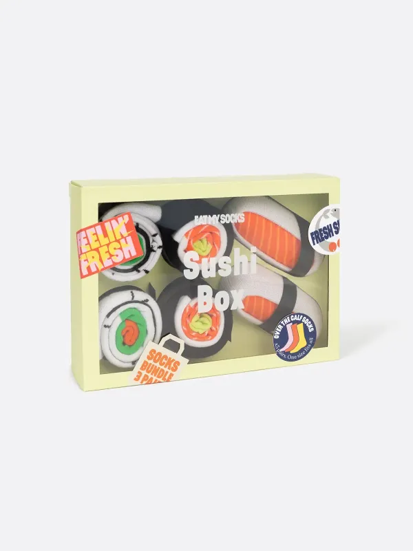 Sushi Box of 3 Over the Calf
