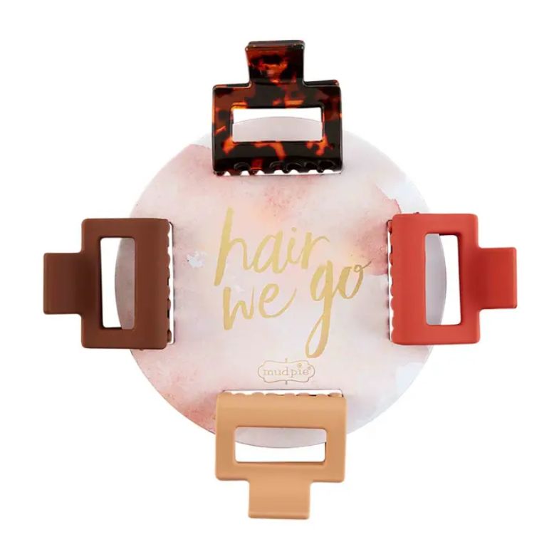 Mini Hair Clips-Tortoise