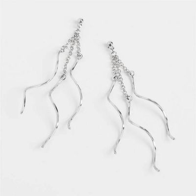 Suzy Earrings-Silver