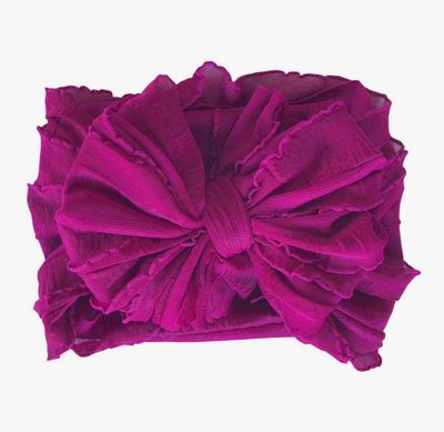 Berry Ruffled Headband