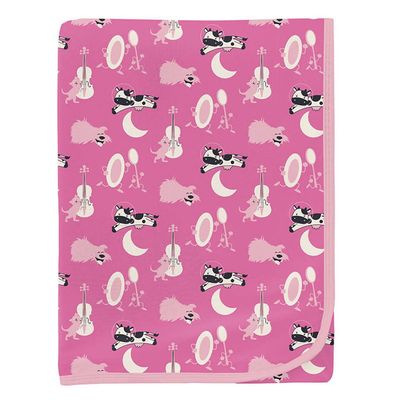 Print Swaddling Blanket- Tulip Hey Diddle Diddle
