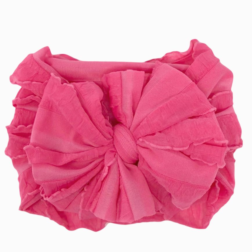 Candy Pink Ruffled Headband
