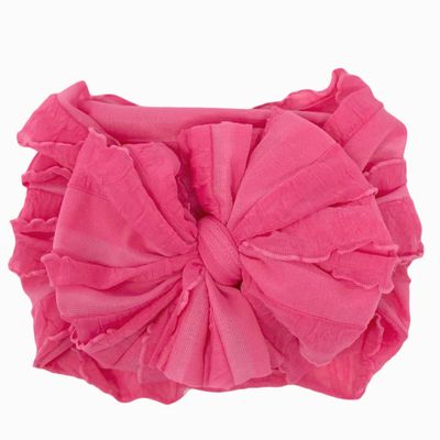 Candy Pink Ruffled Headband