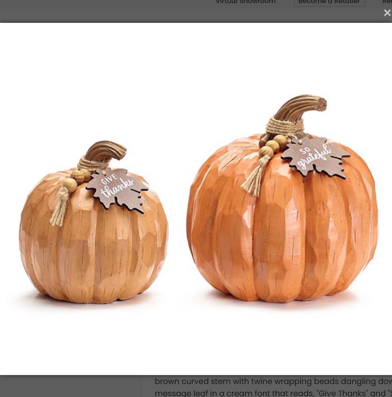 Give Thanks Pumpkin