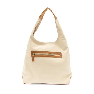 April Canvas Hobo-Cream