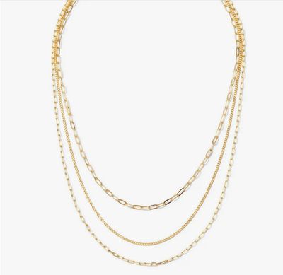 Multi Layer Delicate Necklace-Gold