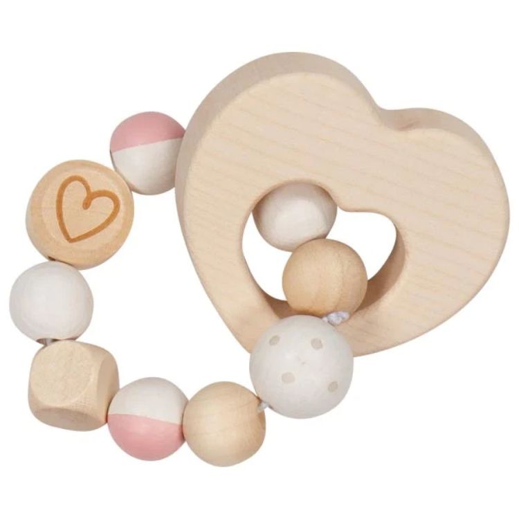 Touch Ring Elastic Heart-Pink
