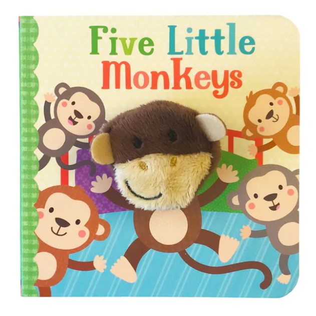 A95 Five Little Monkeys Finger Puppet Book