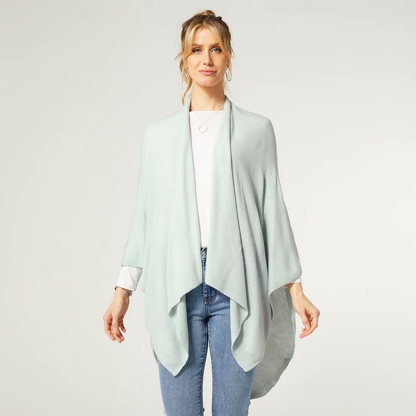 Kiara Light Weight Wrap-Seafoam-One Size