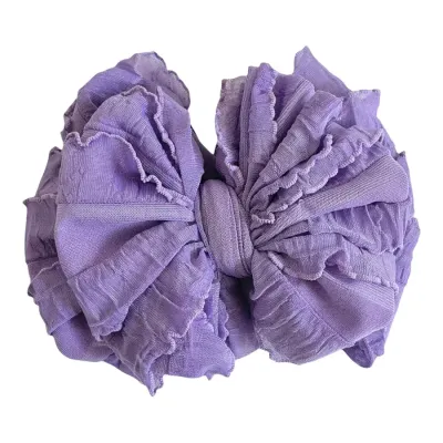 Orchid Ruffled Headband