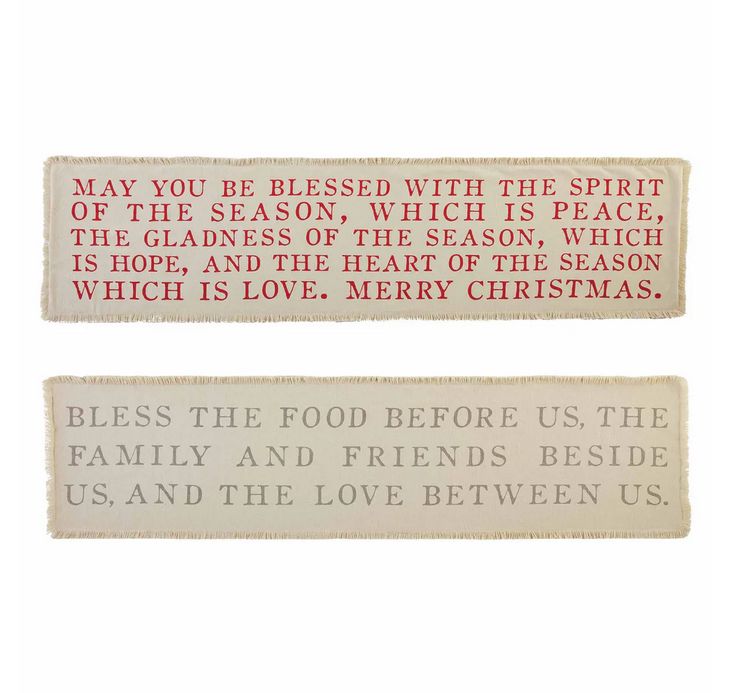 Reverse Blessing Table Runner