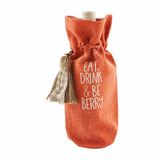 Eat Drink and Be Berry Wine Bag