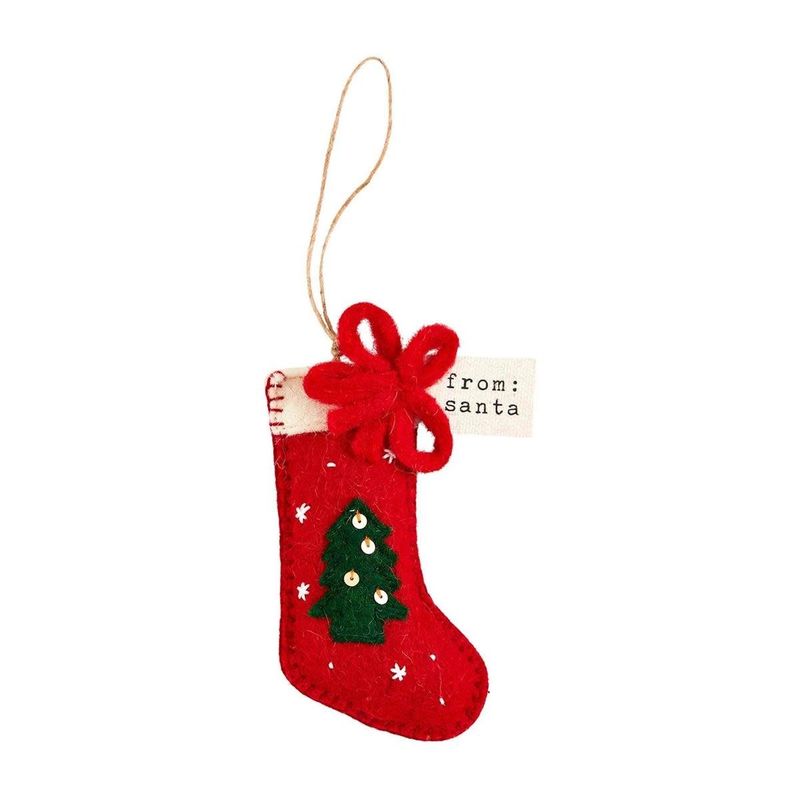 Stocking Felt Ornament