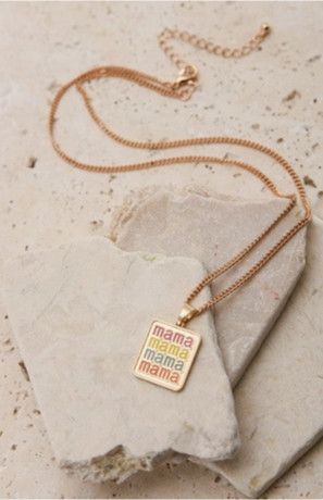 Mama Pendant Necklace